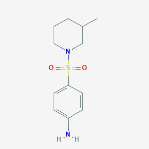 4-[(3-Methylpiperidin-1-yl)sulfonyl]aniline