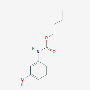 molecular formula C11H15NO3 B177467 butyl N-(3-hydroxyphenyl)carbamate CAS No. 13683-93-7