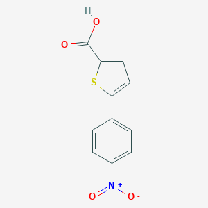 molecular formula C11H7NO4S B177495 5-(4-Nitrophenyl)thiophene-2-carboxylic acid CAS No. 80387-79-7