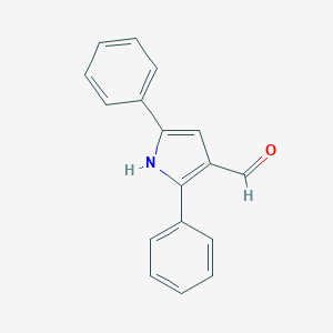 molecular formula C17H13NO B177498 2,5-Diphenyl-1H-pyrrole-3-carbaldehyde CAS No. 110698-97-0