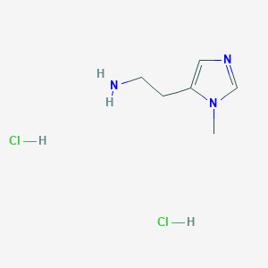 molecular formula C6H13Cl2N3 B017750 3-Methylhistamine dihydrochloride CAS No. 36475-47-5