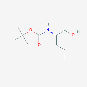 molecular formula C10H21NO3 B177500 (S)-tert-Butyl (1-hydroxypentan-2-yl)carbamate CAS No. 116611-55-3
