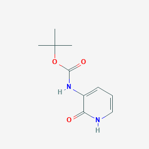 molecular formula C10H14N2O3 B177501 tert-Butyl (2-oxo-1,2-dihydropyridin-3-yl)carbamate CAS No. 197229-63-3