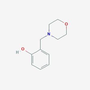 molecular formula C11H15NO2 B177502 2-(Morpholin-4-ylmethyl)phenol CAS No. 4438-01-1