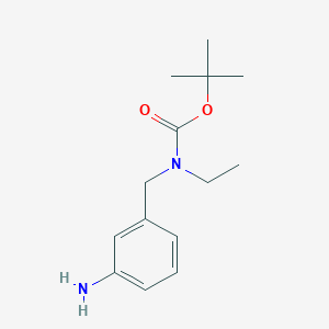 molecular formula C14H22N2O2 B177508 Tert-butyl 3-aminobenzyl(ethyl)carbamate CAS No. 167756-91-4