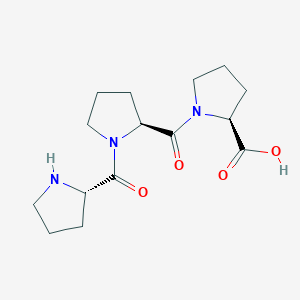 molecular formula C15H23N3O4 B177531 Pro-Pro-Pro CAS No. 19285-44-0
