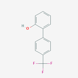 molecular formula C13H9F3O B177536 2-(4-Trifluoromethylphenyl)phenol CAS No. 122801-61-0