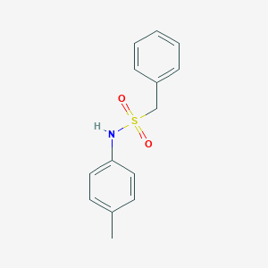 molecular formula C14H15NO2S B177537 alpha-Toluenesulfono-p-toluidide CAS No. 5434-03-7