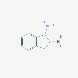 molecular formula C9H12N2 B177538 2,3-dihydro-1H-indene-1,2-diamine CAS No. 14563-24-7