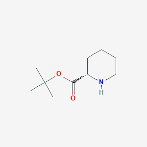 molecular formula C10H19NO2 B177545 2-Piperidinecarboxylic acid, 1,1-dimethylethyl ester, (2S)- CAS No. 118143-76-3
