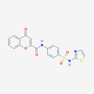 4H-1-Benzopyran-2-carboxanilide, 4-oxo-4'-(2-thiazolylsulfamoyl)-