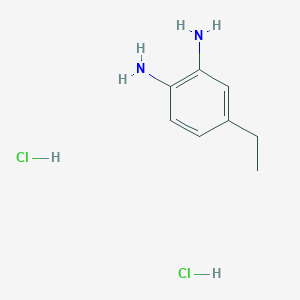 molecular formula C8H14Cl2N2 B177558 4-Ethylbenzene-1,2-diamine dihydrochloride CAS No. 116599-06-5