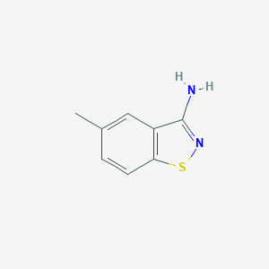 molecular formula C8H8N2S B177570 5-Methylbenzo[d]isothiazol-3-amine CAS No. 105734-78-9