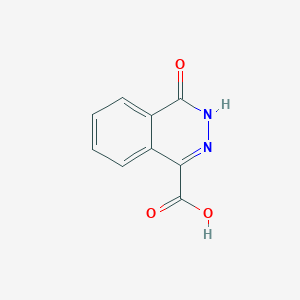 molecular formula C9H6N2O3 B177577 4-Oxo-3,4-dihydrophthalazine-1-carboxylic acid CAS No. 3260-44-4