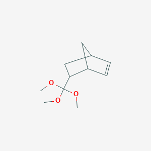molecular formula C11H18O3 B177578 5-(Trimethoxymethyl)bicyclo[2.2.1]hept-2-ene CAS No. 196805-13-7