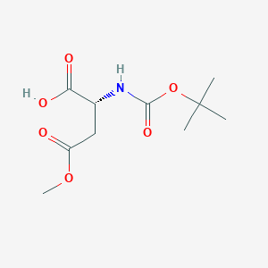 molecular formula C10H17NO6 B177579 Boc-D-Asp(OMe)-OH CAS No. 124184-67-4