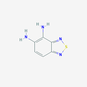 molecular formula C6H6N4S B177581 2,1,3-苯并噻二唑-4,5-二胺 CAS No. 1711-66-6