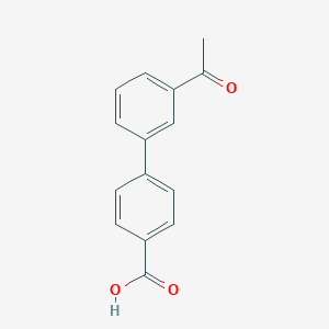 molecular formula C15H12O3 B177596 4-(3-acetylphenyl)benzoic Acid CAS No. 199678-04-1