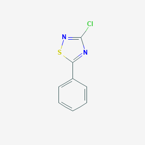 molecular formula C8H5ClN2S B177610 3-Chloro-5-phenyl-1,2,4-thiadiazole CAS No. 101495-56-1