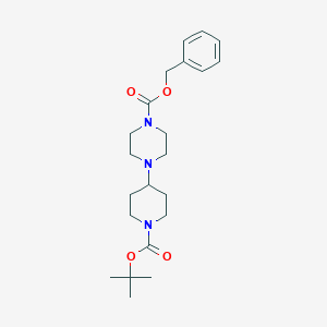 Benzyl 4-(1-(tert-butoxycarbonyl)piperidin-4-yl)piperazine-1-carboxylate