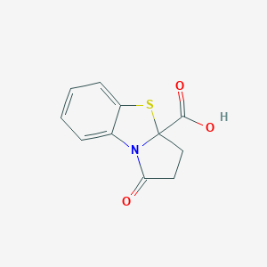 1-oxo-2,3-dihydropyrrolo[2,1-b][1,3]benzothiazole-3a(1H)-carboxylic acid