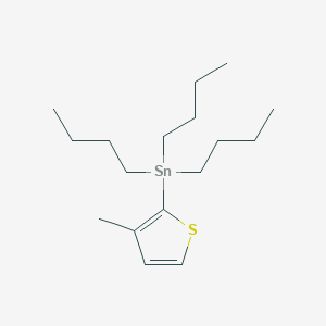 3-Methyl-2-(tributylstannyl)thiophene