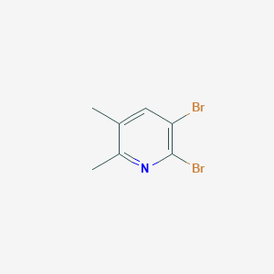 molecular formula C7H7Br2N B177632 2,3-Dibromo-5,6-dimethylpyridine CAS No. 117846-56-7
