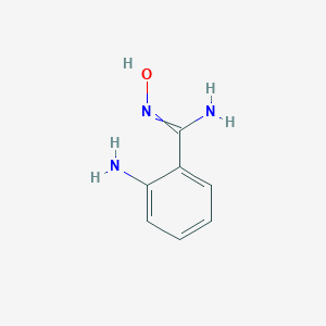 molecular formula C7H9N3O B177657 2-Aminobenzamide oxime CAS No. 16348-49-5