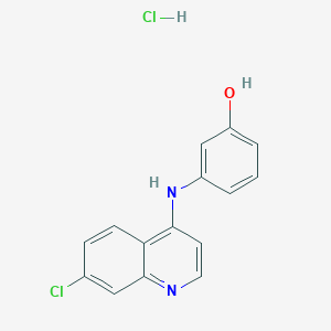 3-[(7-Chloroquinolin-4-yl)amino]phenol hydrochloride