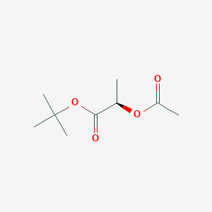 Propanoic acid, 2-(acetyloxy)-, 1,1-dimethylethyl ester, (R)-(9CI)