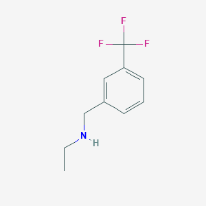 molecular formula C10H12F3N B177673 N-[3-(Trifluoromethyl)benzyl]ethylamine CAS No. 14355-04-5