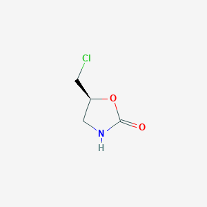 molecular formula C4H6ClNO2 B177678 (S)-5-(氯甲基)噁唑烷-2-酮 CAS No. 169048-83-3
