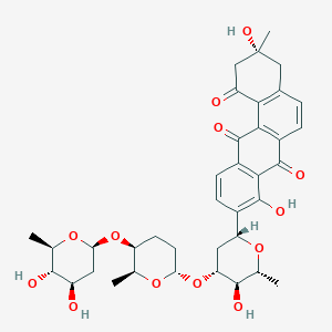 molecular formula C37H44O13 B017768 Urdamycin B CAS No. 104542-46-3