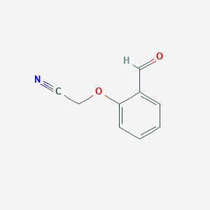 molecular formula C9H7NO2 B177680 (2-Formylphenoxy)acetonitrile CAS No. 125418-83-9