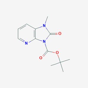 tert-Butyl 1-methyl-2-oxo-1,2-dihydro-3H-imidazo[4,5-b]pyridine-3-carboxylate
