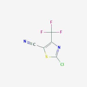 2-Chloro-4-(trifluoromethyl)thiazole-5-carbonitrile
