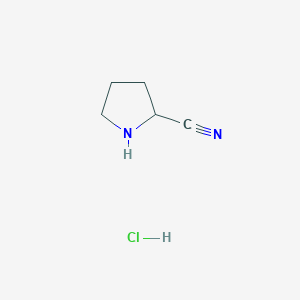 molecular formula C5H9ClN2 B177705 Pyrrolidine-2-carbonitrile hydrochloride CAS No. 1199773-80-2