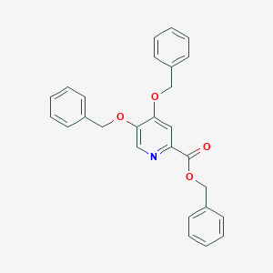 molecular formula C27H23NO4 B177707 benzyl 4,5-bis(benzyloxy)picolinate CAS No. 112334-42-6