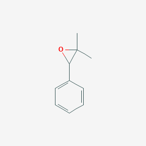 molecular formula C10H12O B177711 2,2-Dimethyl-3-phenyloxirane CAS No. 10152-58-6