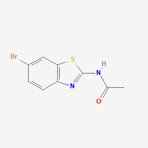 molecular formula C9H7BrN2OS B177718 N-(6-bromo-1,3-benzothiazol-2-yl)acetamide CAS No. 16628-26-5