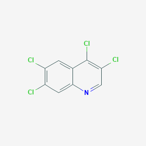 molecular formula C9H3Cl4N B177734 3,4,6,7-Tetrachloroquinoline CAS No. 1204810-09-2