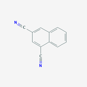 molecular formula C12H6N2 B177745 1,3-Dicyanonaphthalene CAS No. 18713-36-5