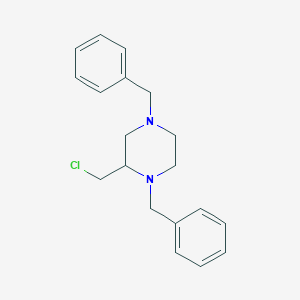 molecular formula C19H23ClN2 B177755 1,4-Dibenzyl-2-(chloromethyl)piperazine CAS No. 126458-13-7