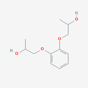 molecular formula C12H18O4 B177758 1-[2-(2-Hydroxypropoxy)phenoxy]propan-2-ol CAS No. 17736-67-3