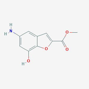 Methyl 5-amino-7-hydroxybenzofuran-2-carboxylate