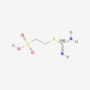 molecular formula C3H8N2O3S2 B017784 2-S-Thiuronium ethanesulfonate CAS No. 108710-70-9
