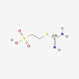 molecular formula C3H8N2O3S2 B017784 2-S-硫脲乙磺酸盐 CAS No. 108710-70-9