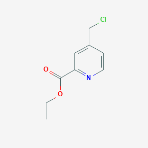 molecular formula C9H10ClNO2 B177857 Ethyl 4-(chloromethyl)picolinate CAS No. 196500-05-7