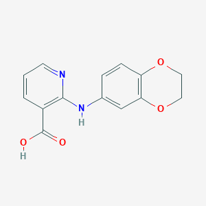 2-((2,3-Dihydrobenzo[b][1,4]dioxin-6-yl)amino)nicotinic acid