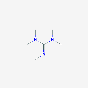 molecular formula C6H15N3 B177865 1,1,2,3,3-pentamethylguanidine CAS No. 13439-84-4